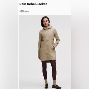 Lululemon Rain Rebel Jacket size 12